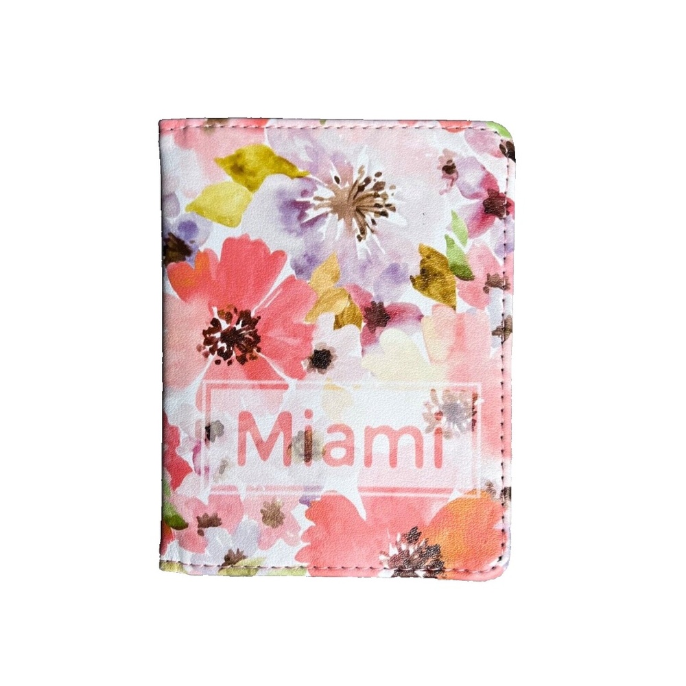 Unique/Rare - Robin Ruth - Miami Floral Passport Holder with Card Holder - Multi